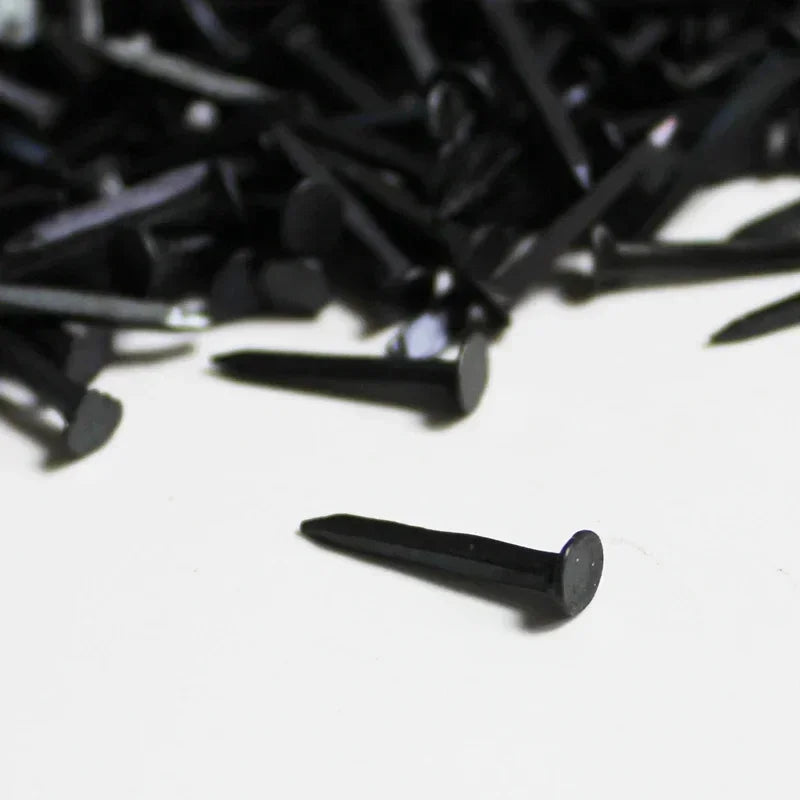 100pcs Shoe Tacks/Nails 10-25mm Square Shank 1.1mm Dia. For Lasting, Repairs. Tiny. Small