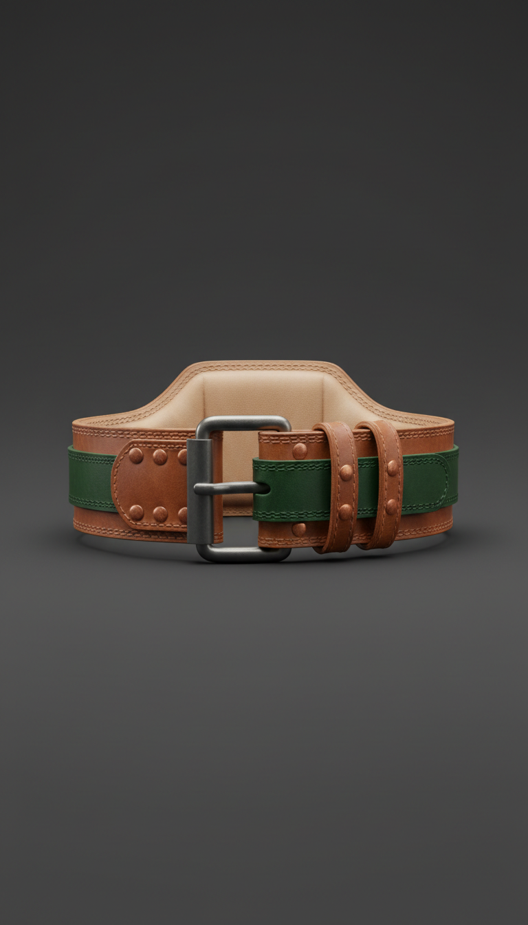 Reinforced Leather Lifting Belt