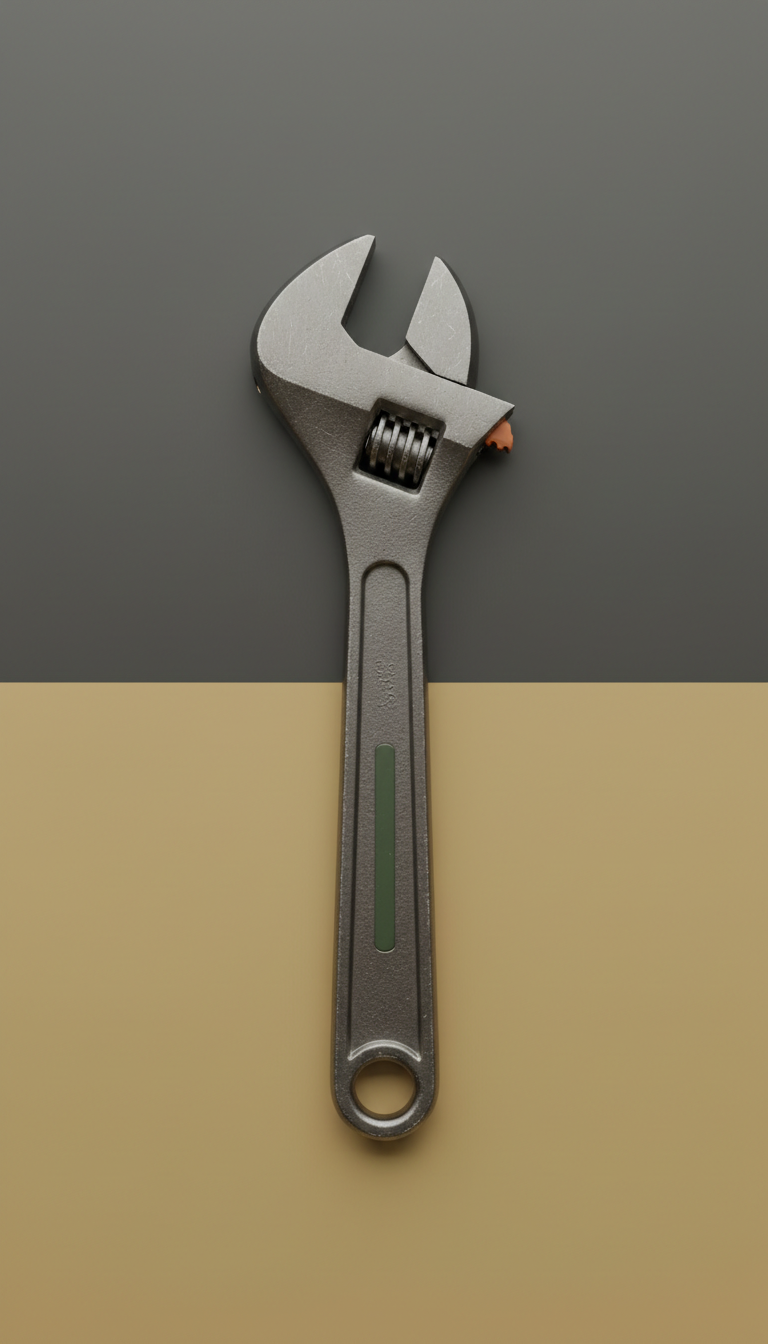 Workshop-Grade Adjustable Wrench
